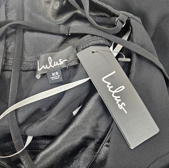 Lulus Dreamy Romance Black Maxi Gown Size XS - Picture 5 of 11